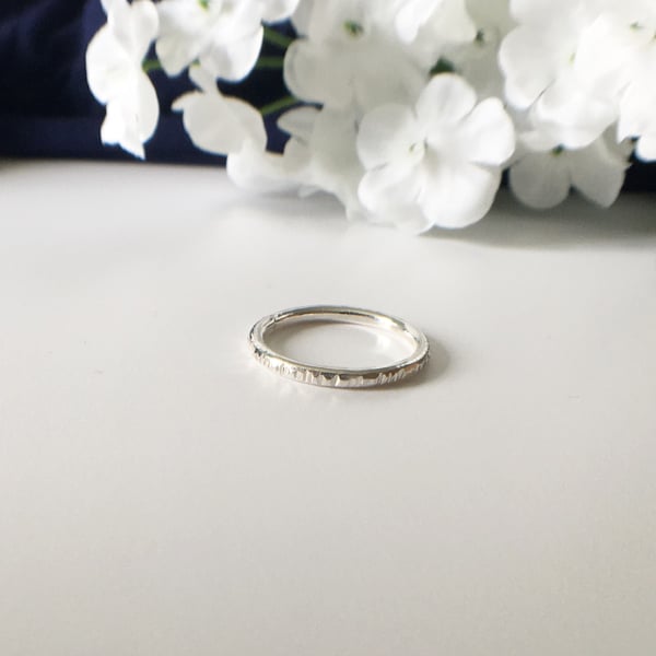 Patterned Stacking Ring - Folksy