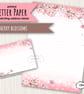 Letter Writing Paper Cherry Blossom Sakura, with self adhesive address labels