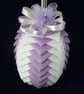 Ribbon Ornament in Lilac & White  - Image 1