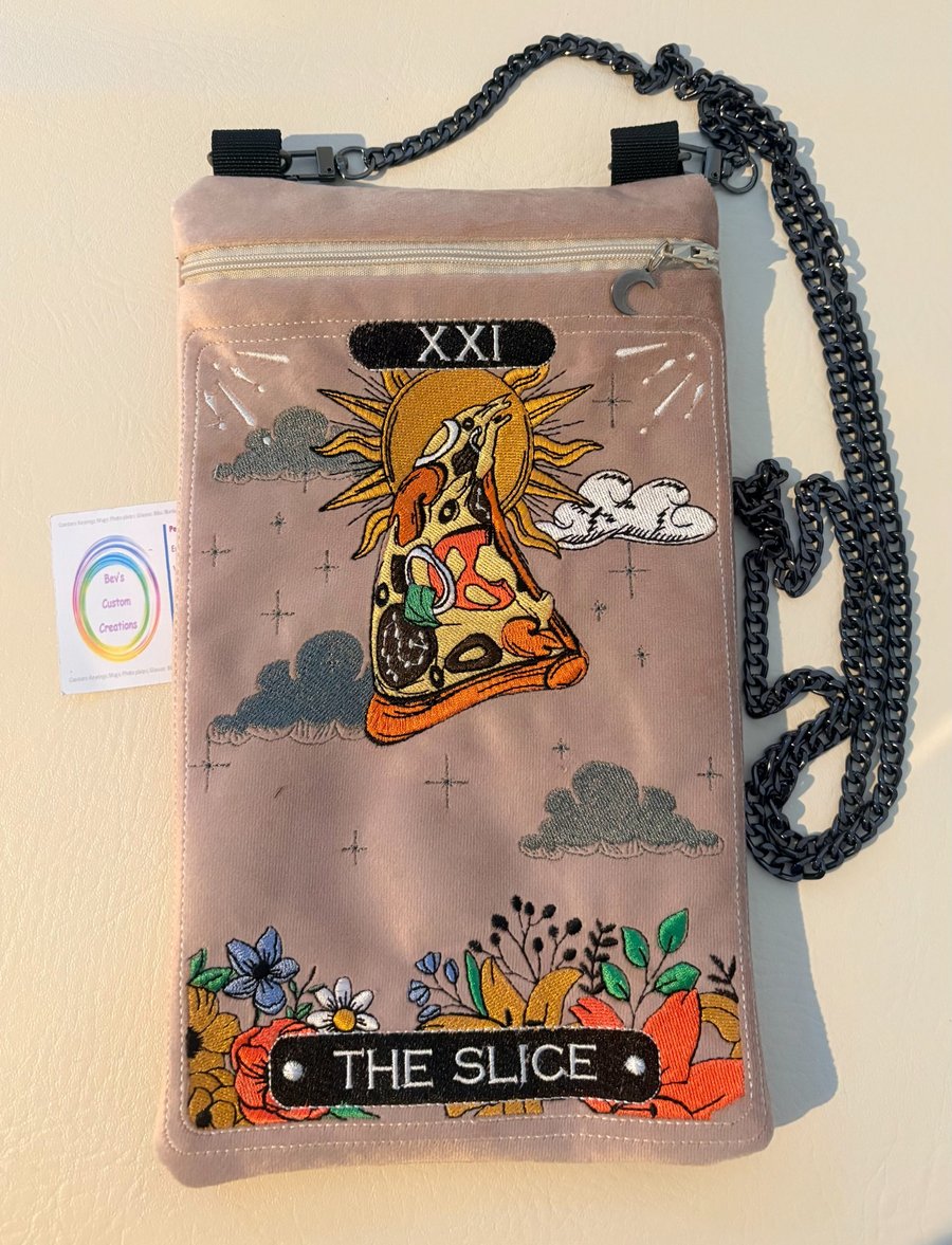 Embroidered Tarot inspired - The slice - Velour 