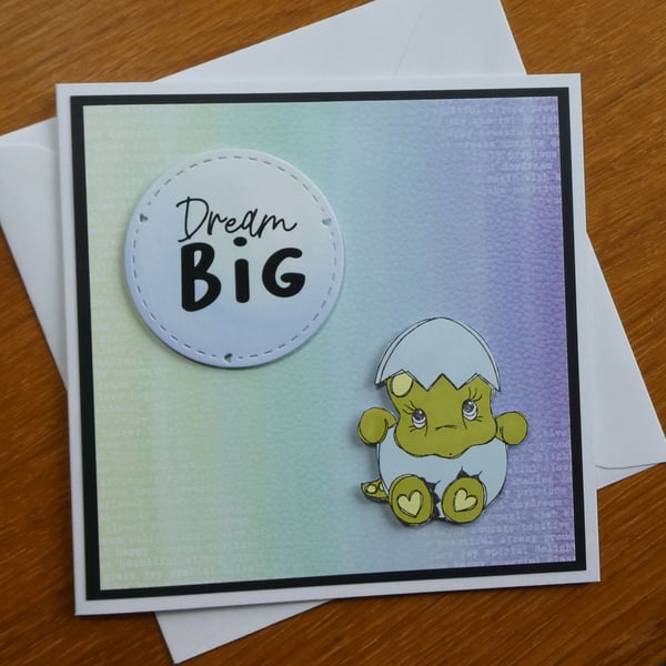 Dinosaur Card - Dream Big