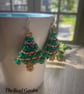 Christmas tree earrings  - Image 1