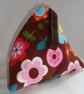 Knitting Bag- Pyramid Style- Flower Power Love - Image 2