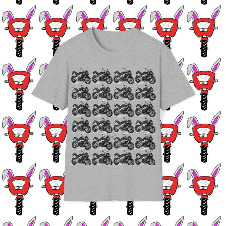 Aprilia Tuono V4 Bike Unisex Softstyle T-Shirt by Bikabunny