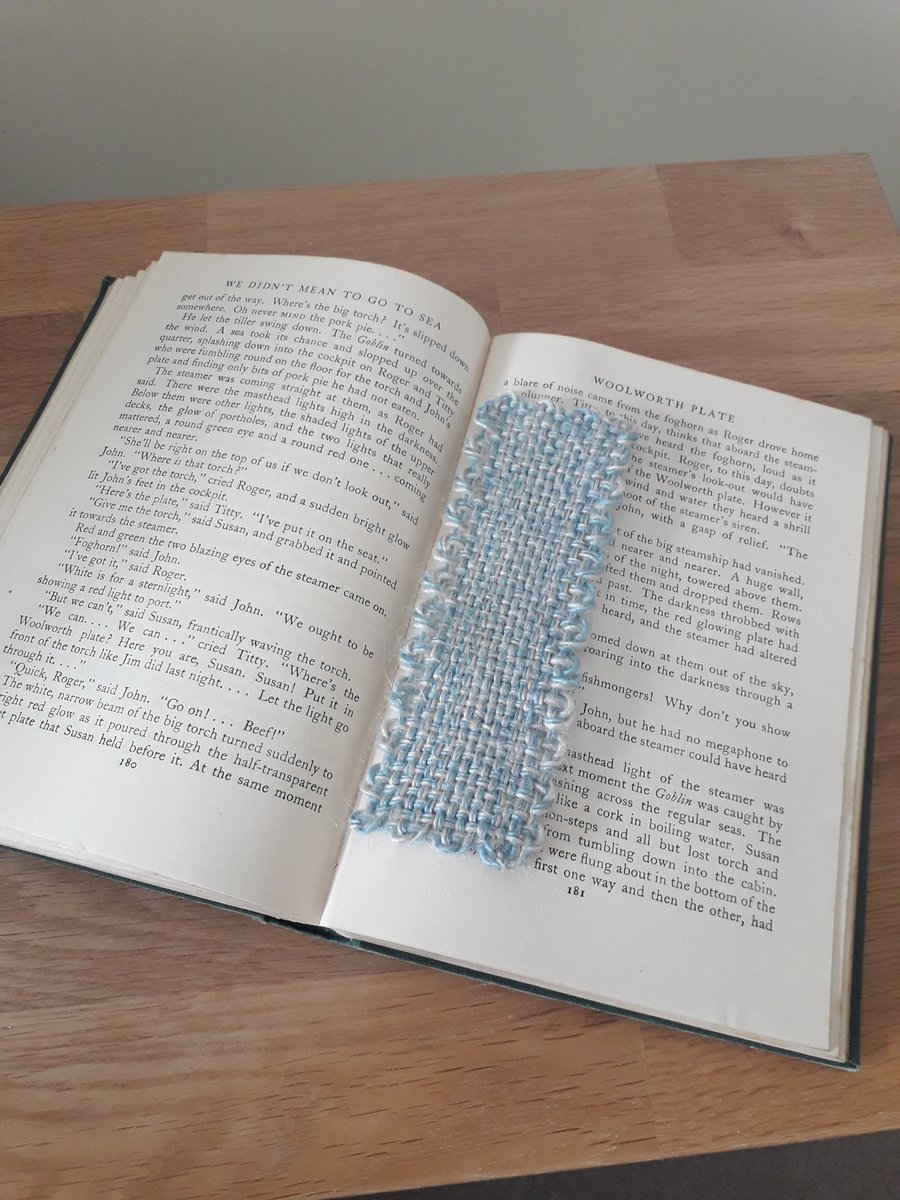Handwoven Bookmark with 10% Alpaca