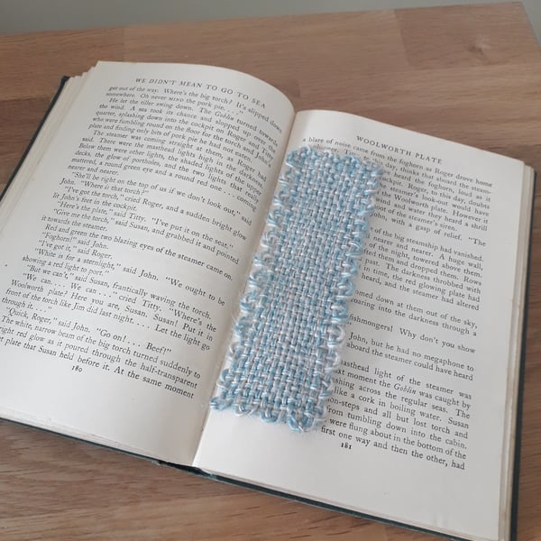 Handwoven Bookmark with 10% Alpaca