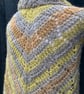 Chrysanthemum Alpaca Mushellka Textured Lace Handmade Shawl Wrap Scarf - Image 5