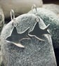 Silver swallow earrings - Image 1
