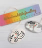 Swan and babies hanging decoration, Mother's Day gift - Image 6