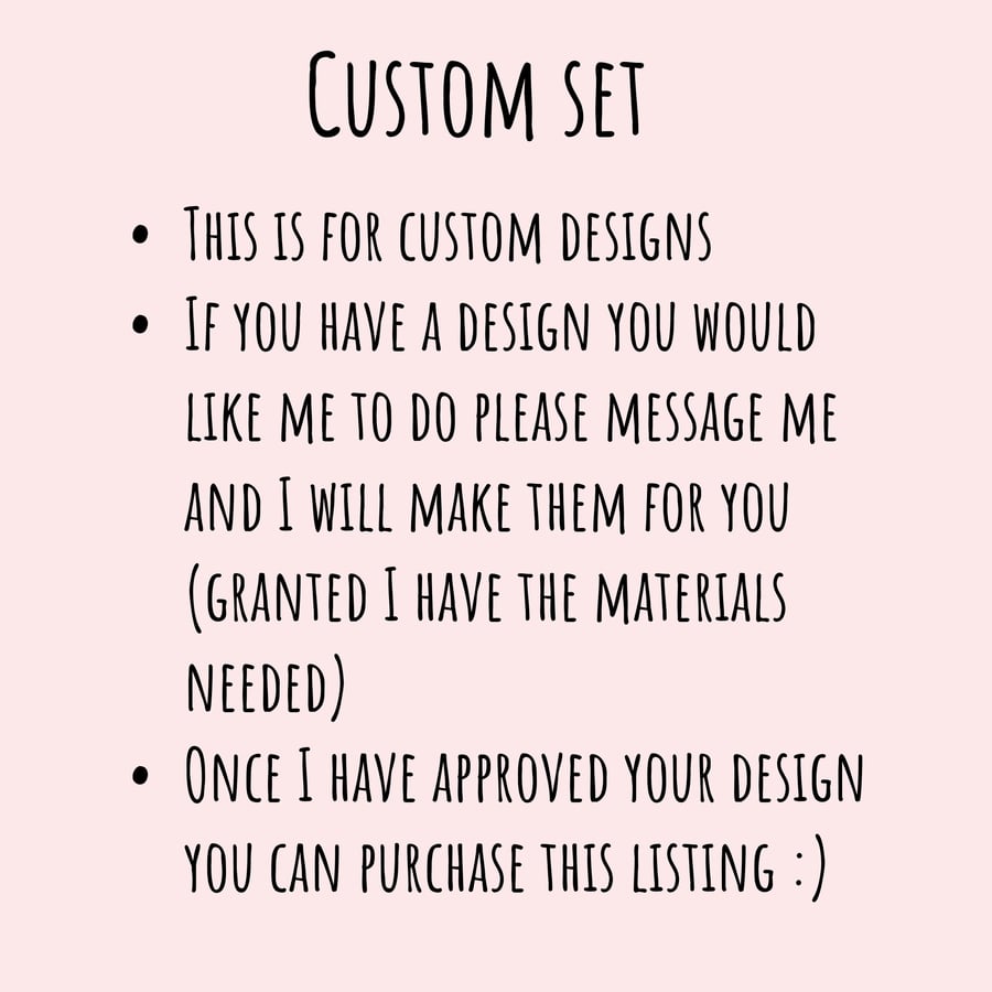 Custom press on nails 