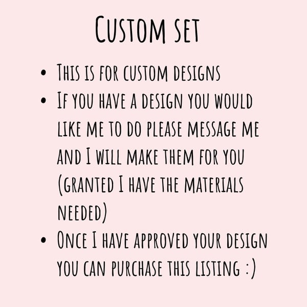 Custom press on nails - Intricate Designs 