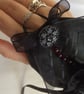 Black Satin and lace wrist cuff, steampunk, Victorian, goth, Halloween  - Image 5