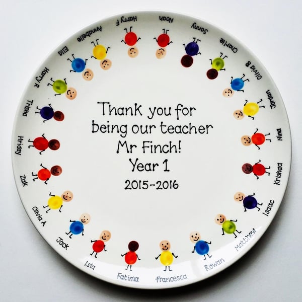 Personalised Teacher s Gift Platter