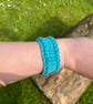 Teal Cotton Bracelet  - Image 3