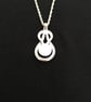 Mulberry Wine Teardrop Knot Pendant - Image 9