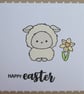 Pack of 3 Mini Easter Cards - Sheep - Fawn Polka Dots - Image 8