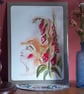 Summer girl foxglove painting  ' Lilith' - Image 1