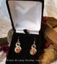 Fine Silver Drop Earrings with Cubic Zirconia  - Image 4