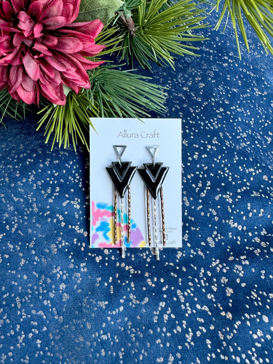 ArtDeco Bespoke Drop Earrings - Karina