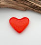 Orange Fused Glass Heart - Image 7