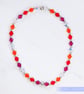 Bracelet Swarovski and Sterling Silver beaded stretchy handmade - Image 2