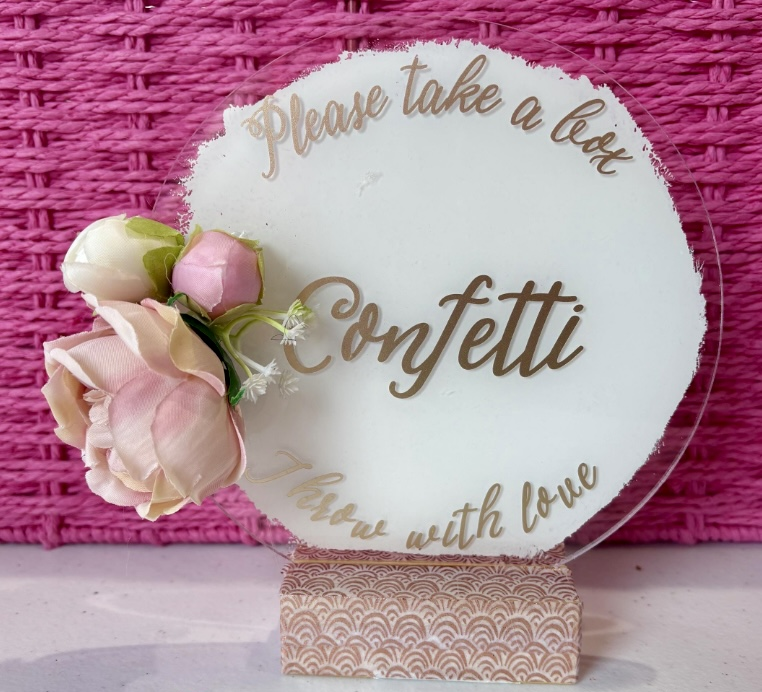 Handmade Signs –  Wedding Table Display - Custom made to order 