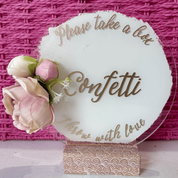 Handmade Signs –  Wedding Table Display - Custom made to order 