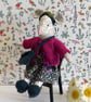Handmade Little Cloth Mouse - Image 1