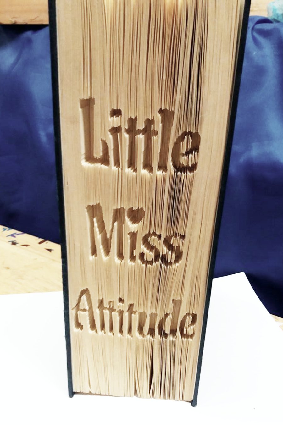 Little Miss Attitude CUT & FOLD Book Folding Pattern - EMAILED PDF PATTERN