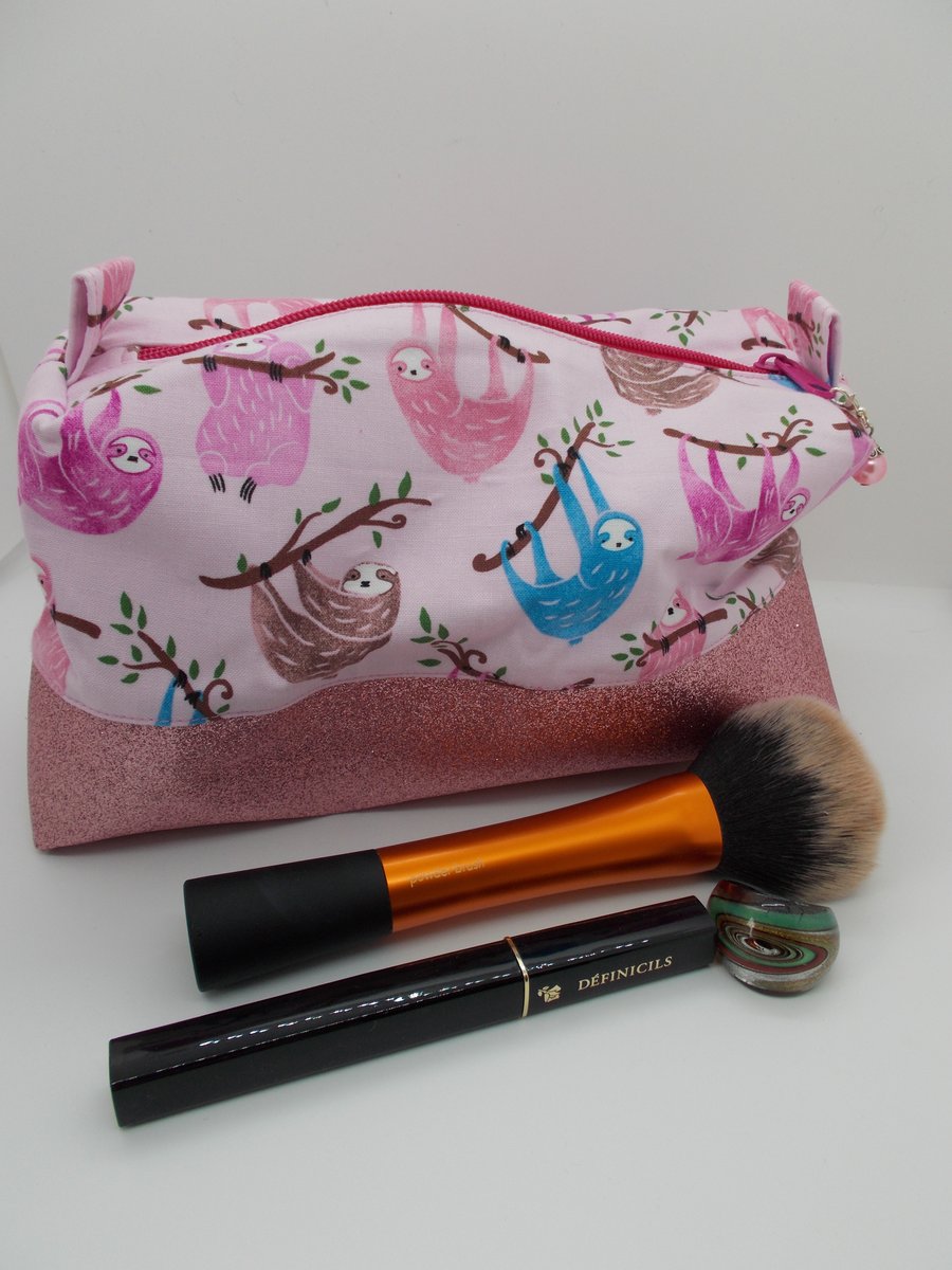  Make up bags - Sloths