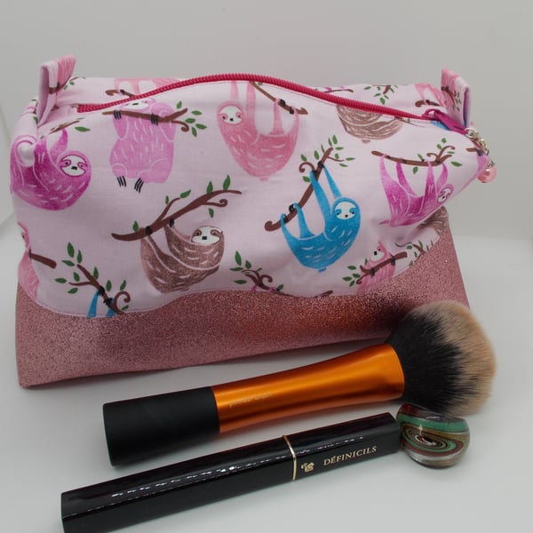  Make up bags - Sloths