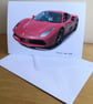 Ferrari 488 2018 - Birthday, Anniversary, Retirement or Plain Card - Image 2