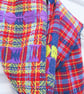 Red tartan scarf - Image 4