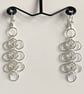 Sterling Silver Chainmaille Earrings - Image 7