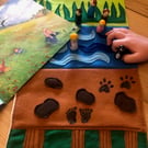 Going on a bear hunt story mat