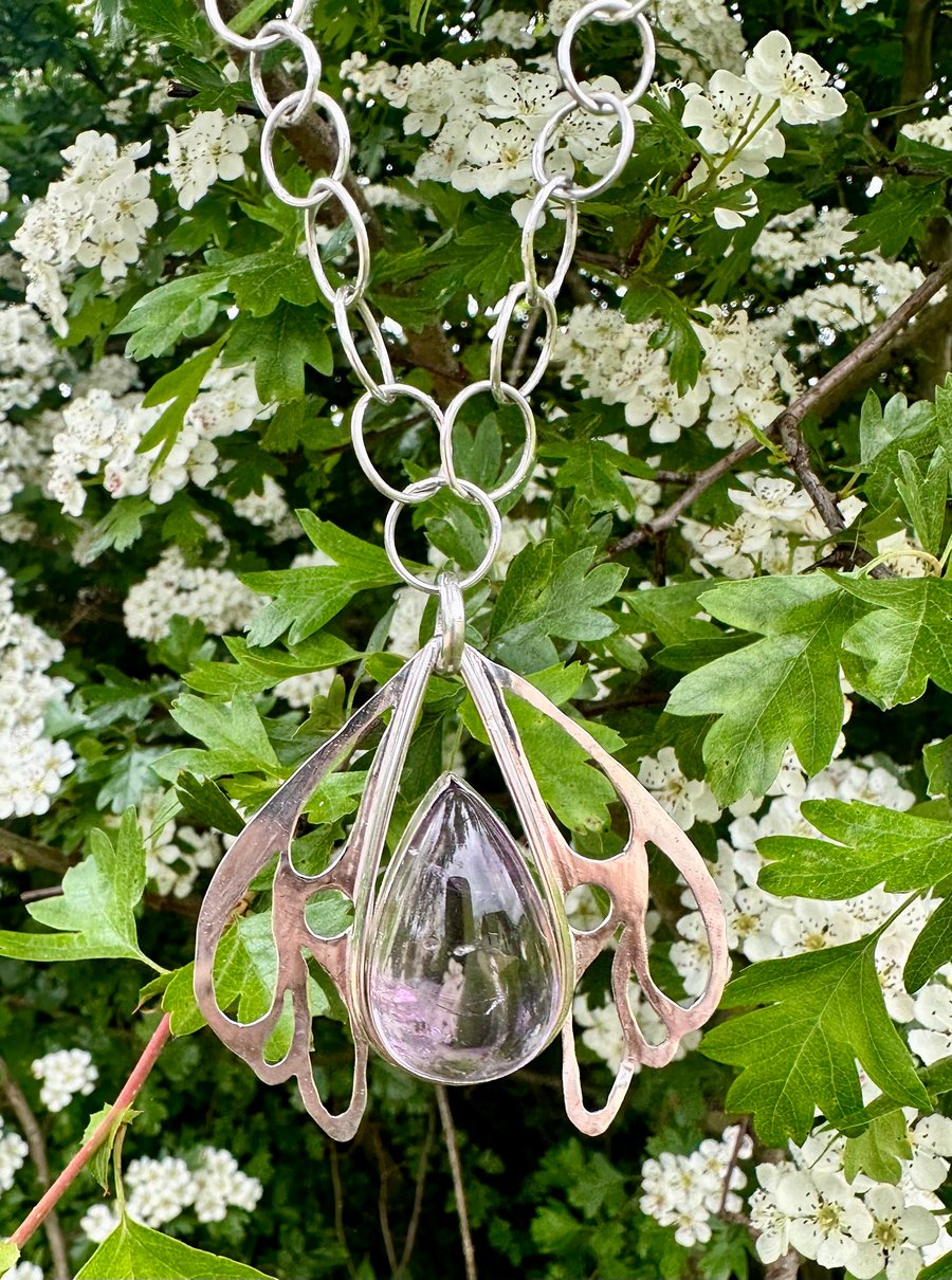 Ametrine Moth Necklace