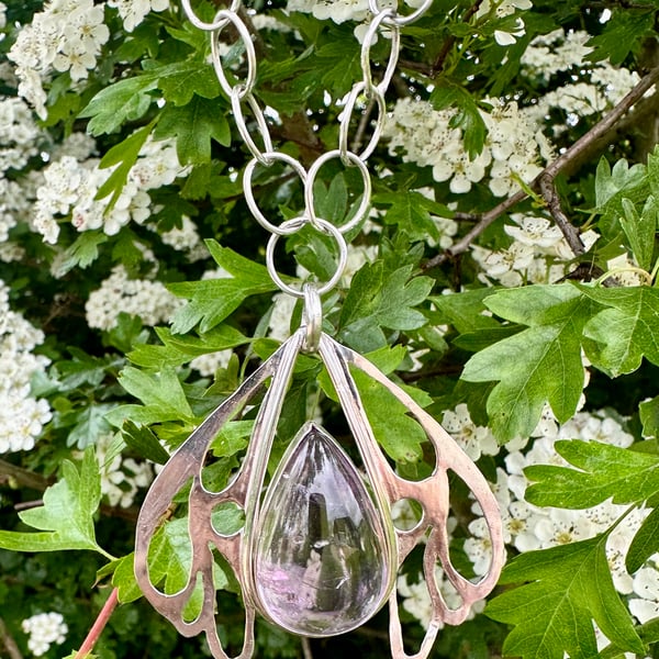 Ametrine Moth Necklace