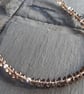 Smokey Quartz Rondelles and Sterling Silver Necklace  - Image 2