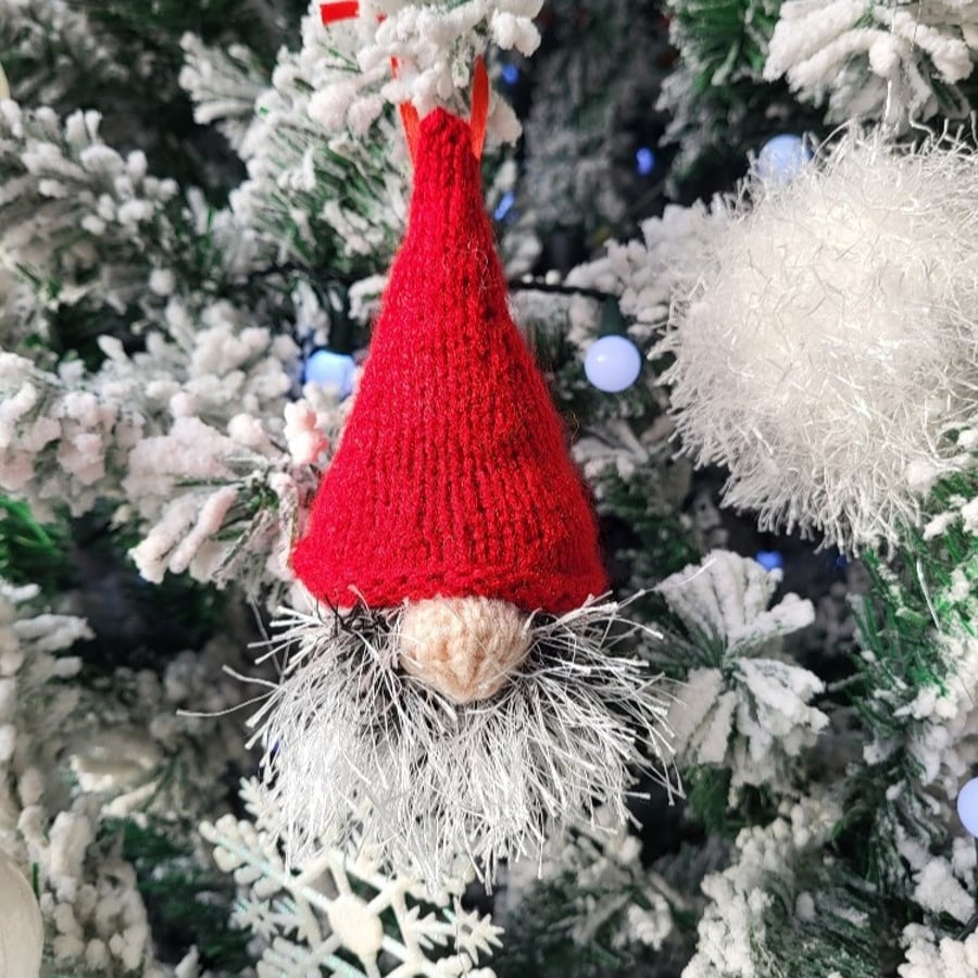 Christmas decoration, Eric the Scandi Gnome, perfect for tree or free standing! 