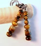 Tiger's Eye Earrings - Handmade In Devon - Image 3