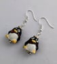 Glass penguin earrings - Image 1