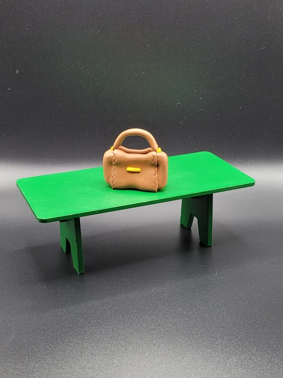 Polymer clay handbag 112 scale miniature novelty gift