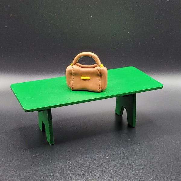 Polymer clay handbag 112 scale miniature novelty gift