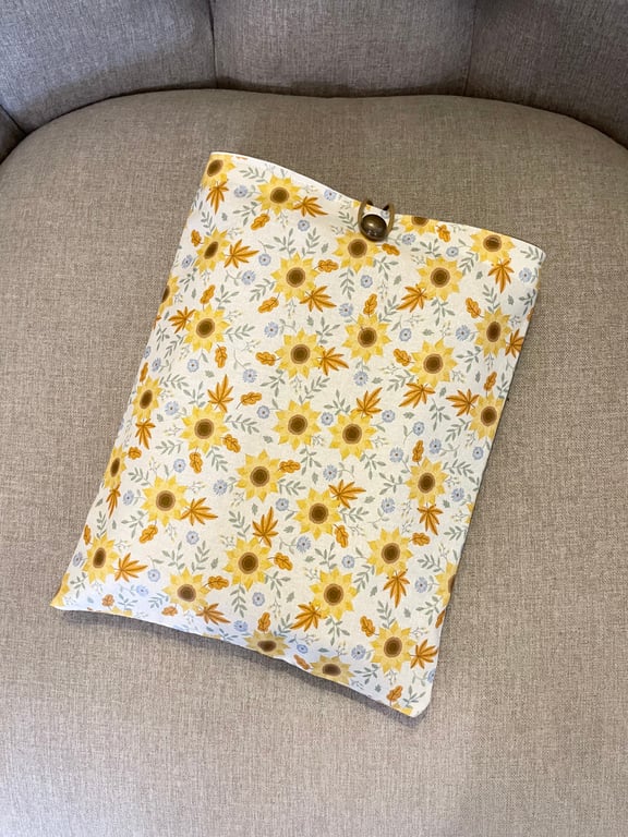 Sunflower & Autumn Leaves Book Sleeve