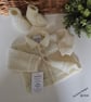 Designer 95% Merino Wool Hand Knitted Baby Jacket & Booties Set 0-3 months  - Image 9