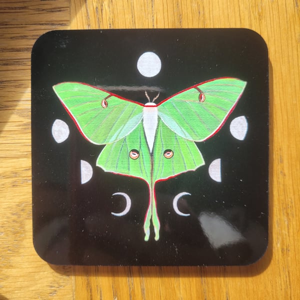 Luna Moth Coaster