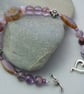 Rutilated Quartz & Czech glass bead bracelet  - Image 3
