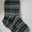 Socks, Hand Knitted, Adult LARGE size 9-11 