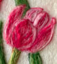Hand Felted Tulip Wall Hanging - Image 3