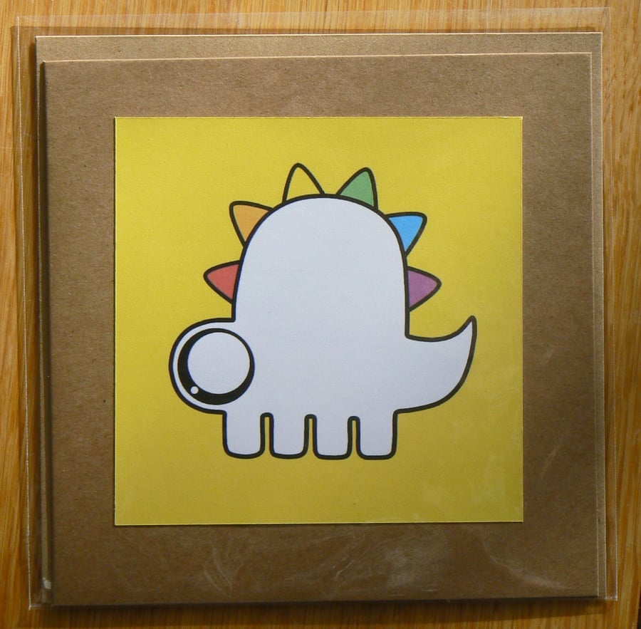 Dino card with envelope